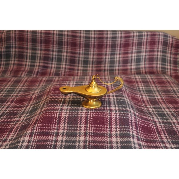 Brass Aladdin's Lamp Incense Burner - Picture 5 of 8